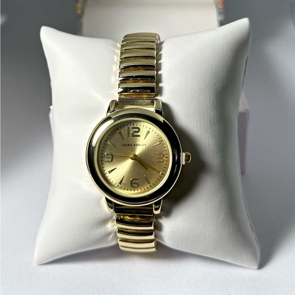 Laura Ashley | Gold Stretch Bracelet Watch